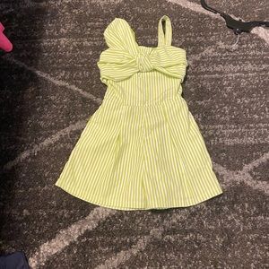 Size 10 green short romper!